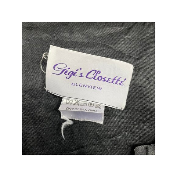 Gigi’s Closette Glenview Black & White Patterned Jacket & Corset - Picture 8 of 8